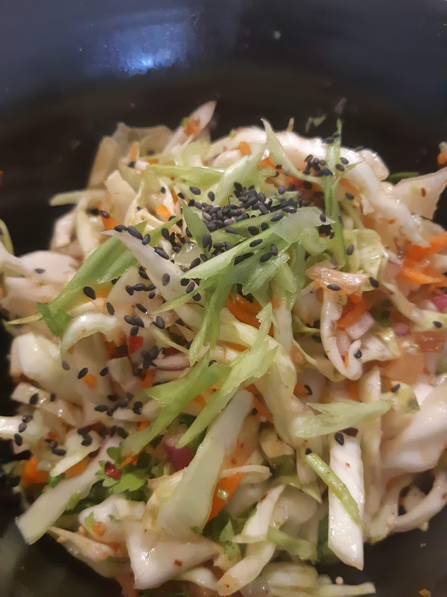 Kimchi Coleslaw - Home Cooked Feast