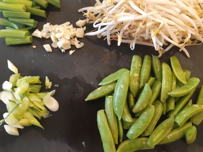 snap pea stir fry