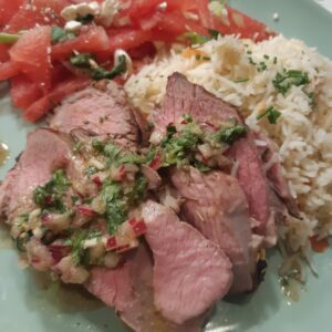 Mint cilantro chimichurri