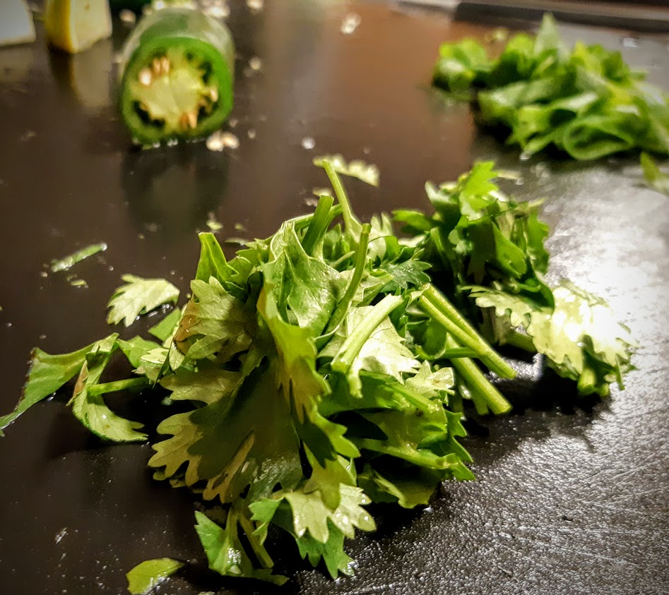 Mint Cilantro Chimichurri - Home Cooked Feast